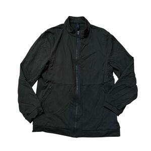 Lululemon Men Division Track Jacket Dark Olive Green Size Medium